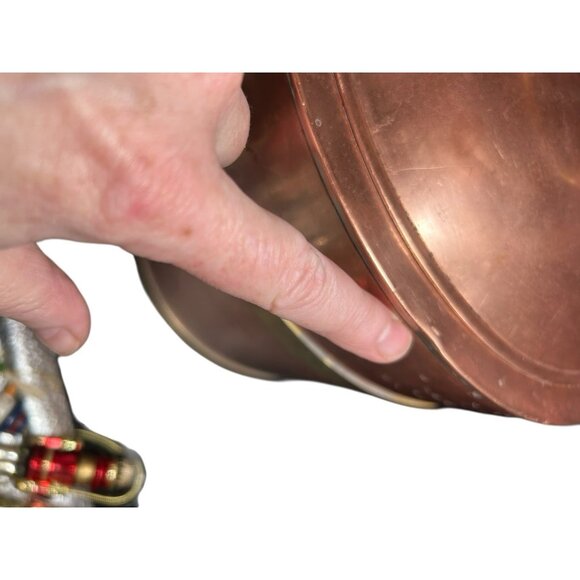 Copper Brass & Stainless Steel Ice Bucket James Casey Hand Made Arts & Crafts - Picture 12 of 16